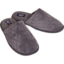 Original Penguin Mens Bert Slippers Charcoal Grey