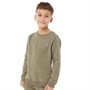 Original Penguin Boys Pete LB Crew Neck Sweatshirt Deep Lichen Green