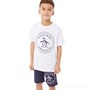 Original Penguin Boys T-Shirt And Shorts Set Bright White