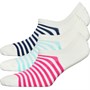 Original Penguin Womens Three Pack Socks Textured Stripe Pink