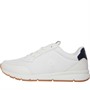 Original Penguin Mens Lotus 2 Canvas Trainers White