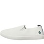 Original Penguin Junior Boys Sabre Slip On Canvas Pumps White