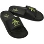 Original Penguin Junior Boys Pier Slides Black/Safety Yellow