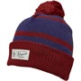 Original Penguin Mens Carleton Bobble Hat Rhodite/Cabernet