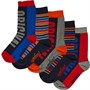 Original Penguin Boys Five Pack Stripe Socks Multi