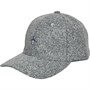 Original Penguin Mens Oakham Six Panel Cap In Melton Wool Grey