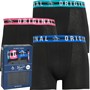 Original Penguin Mens Three Pack Trunks Black