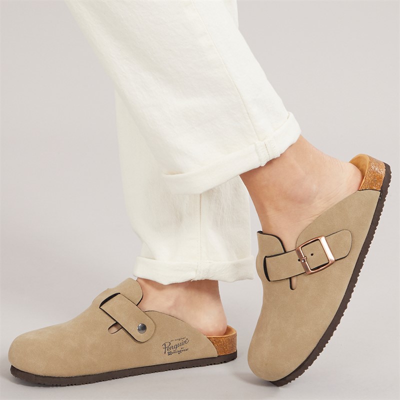 Original Penguin Womens Poppy Clogs Sand