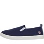 Original Penguin Womens Sabre Slip On Canvas Pumps Navy/Stripe