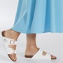 Original Penguin Womens Port 2 Sandals White/Rose