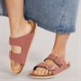 Original Penguin Womens Port 2 Sandals Vintage Rose