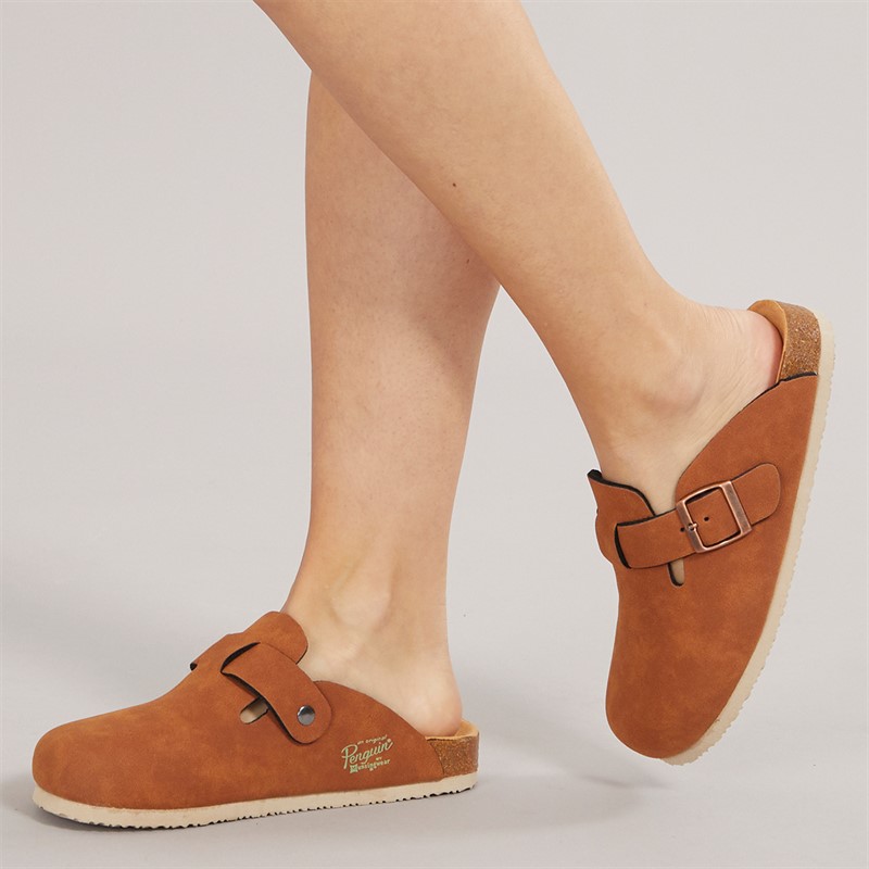 Original Penguin Womens Poppy Clogs Tan