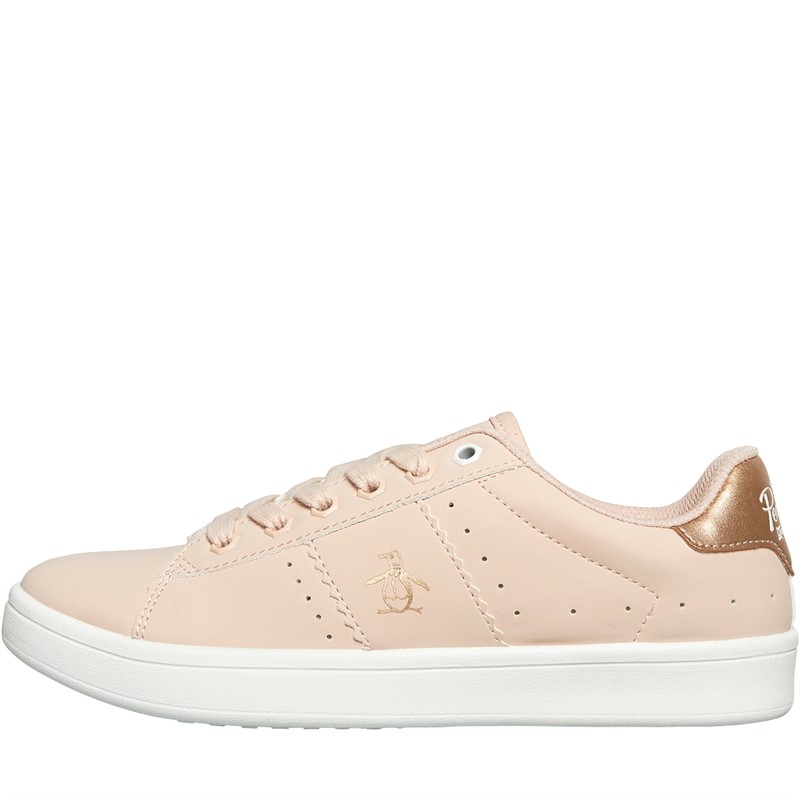 Original Penguin Womens Steadman Trainers Blush