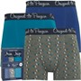 Original Penguin Mens Three Pack Boxers Blue/Teal/Grey