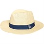 Original Penguin Mens Dockit Raffia Panama Hat Ecru