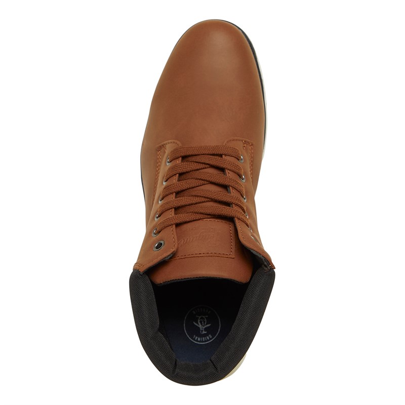 Original Penguin Mens Norway Chukka Boots Cognac