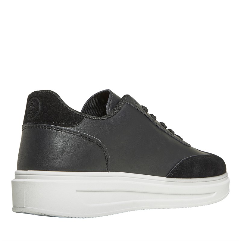 Original Penguin Mens Mode Trainers Black/White Sole