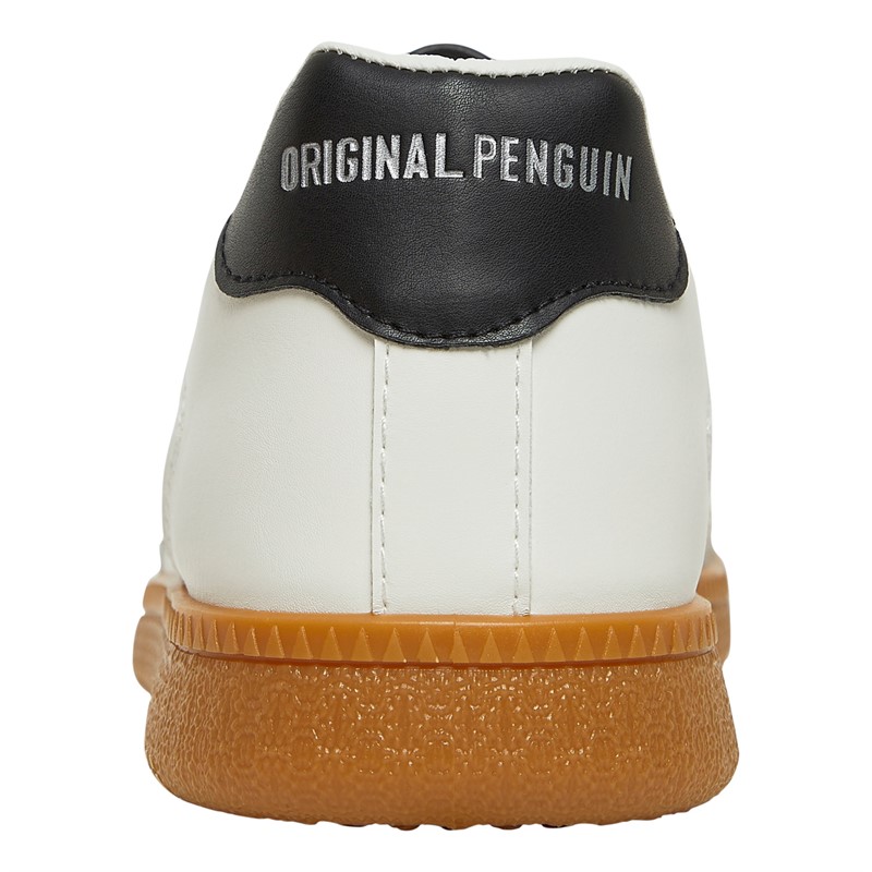 Original Penguin Mens Salsa Trainers White/Gum