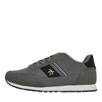 Original Penguin Mens Bremen Trainers Charcoal/Navy