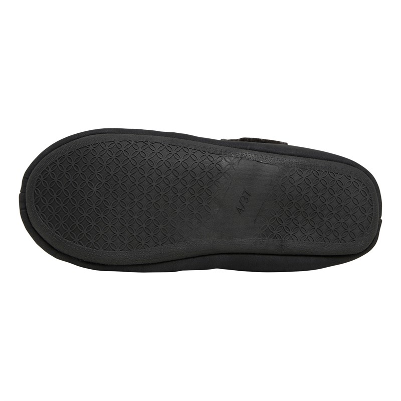 Original Penguin Womens Bedtime Moccasin Slippers Black