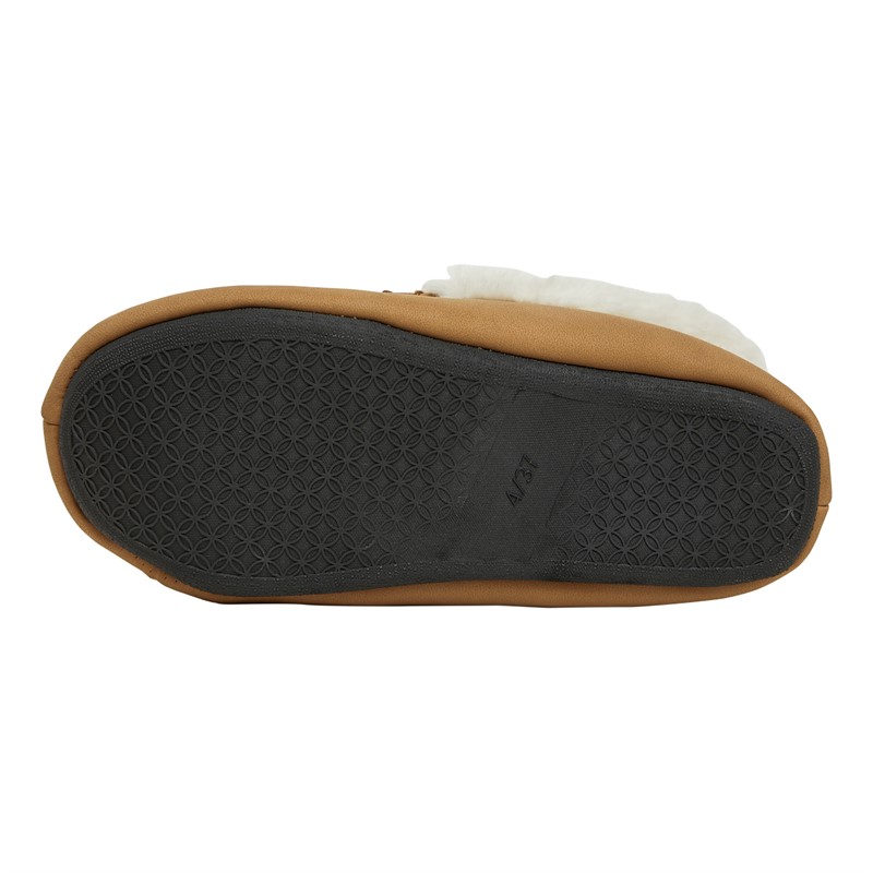 Original Penguin Womens Bedtime Moccasin Slippers Chestnut