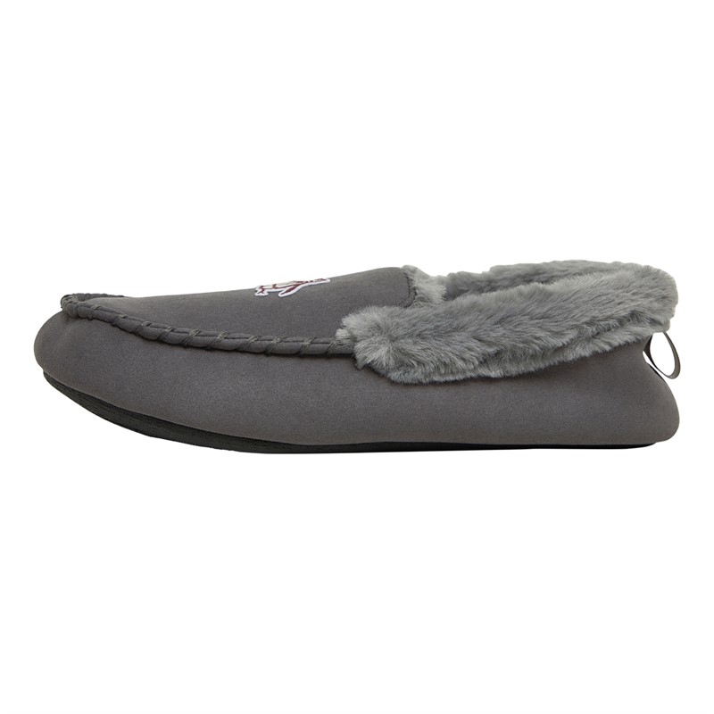 Original Penguin Womens Bedtime Moccasin Slippers Charcoal