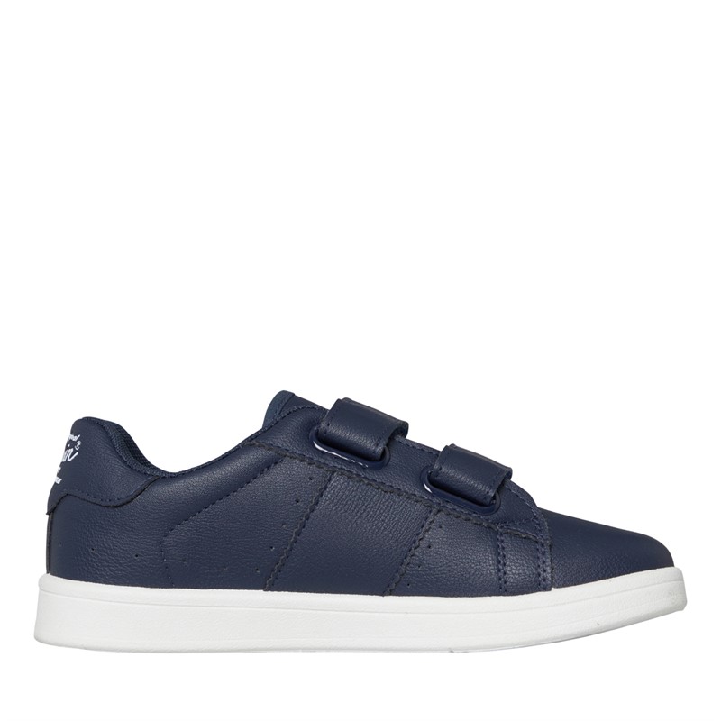 Original Penguin Junior Marble Velcro Trainers Navy