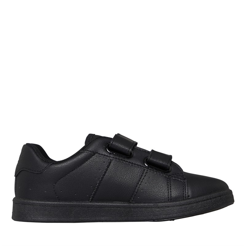 Original Penguin Junior Marble Velcro Trainers All Black