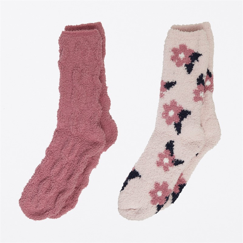 Original Penguin Womens Penguin Two Pack Cosy Socks Multi