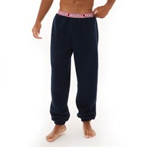 Original Penguin Mens Borg Fleece Lounge Pants Navy