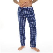 Original Penguin Mens Brushed Flannel Lounge Pants Blue