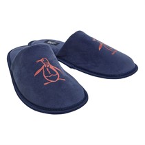 Original Penguin Junior Boys Paddington Mule Slippers Navy/Red