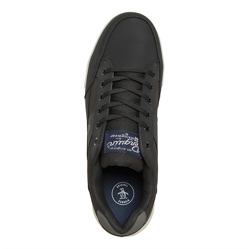 Original Penguin Mens Hyper Trainers Black