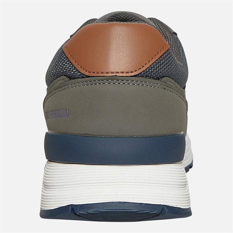 Original Penguin Mens Orwell Trainers Charcoal