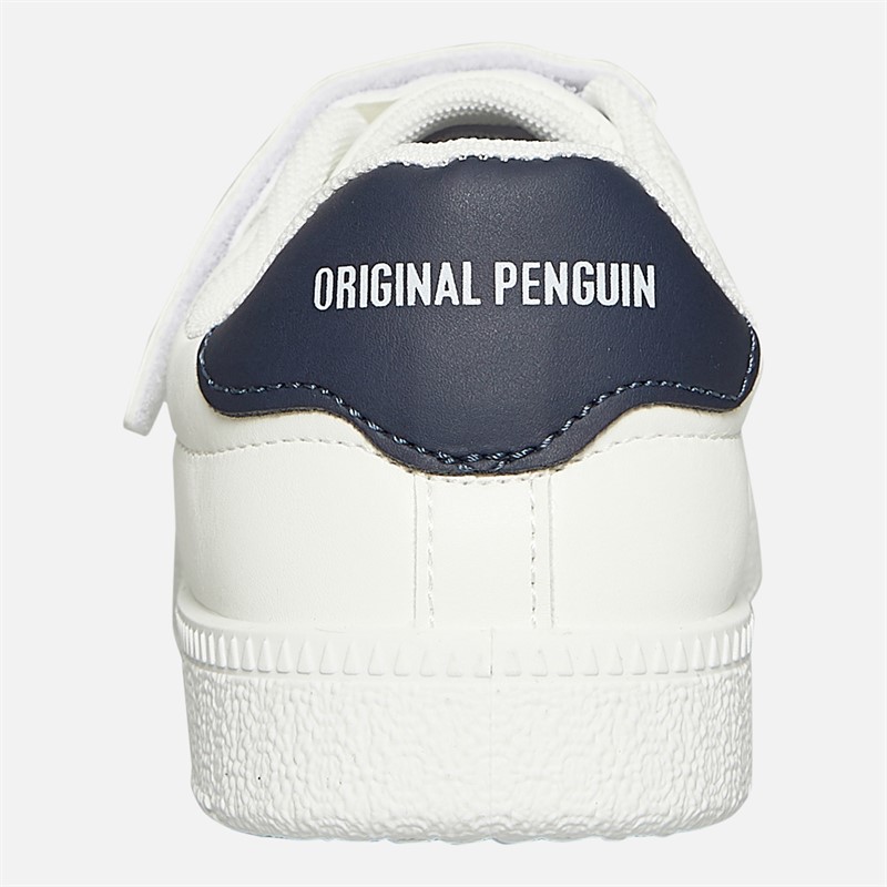 Original Penguin Infant Boys Soop Velcro Trainers White