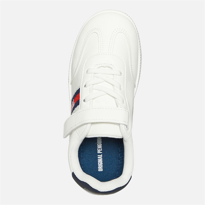 Original Penguin Infant Boys Soop Velcro Trainers White