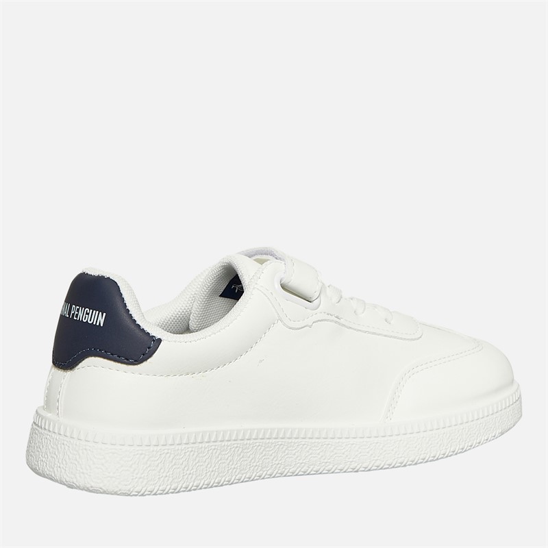 Original Penguin Infant Boys Soop Velcro Trainers White