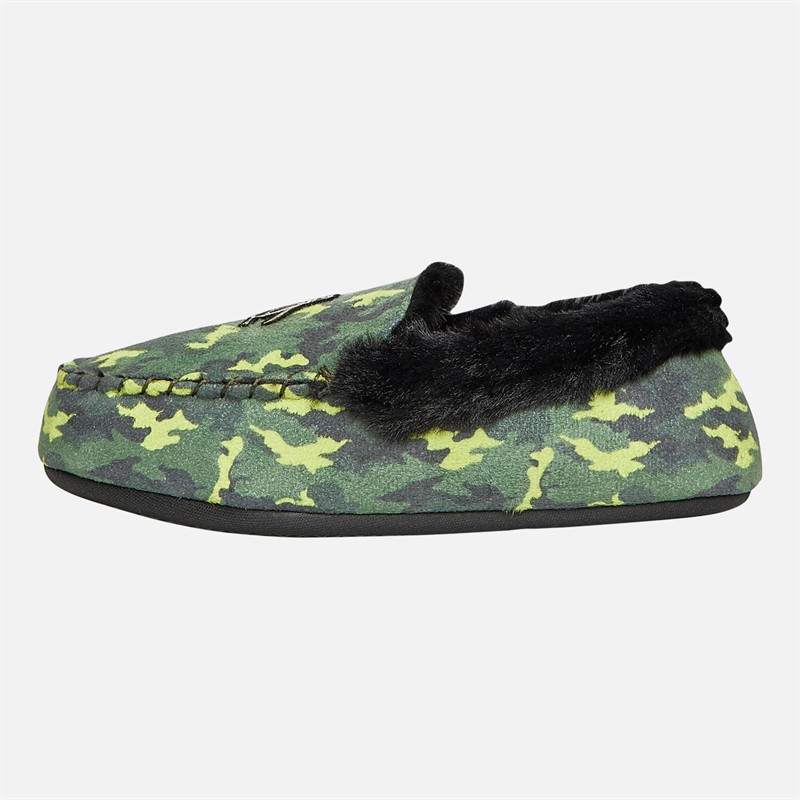 Original Penguin Junior Boys Bedtime Slippers Camo
