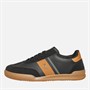Original Penguin Mens Gaz Trainers Black/Marmalade