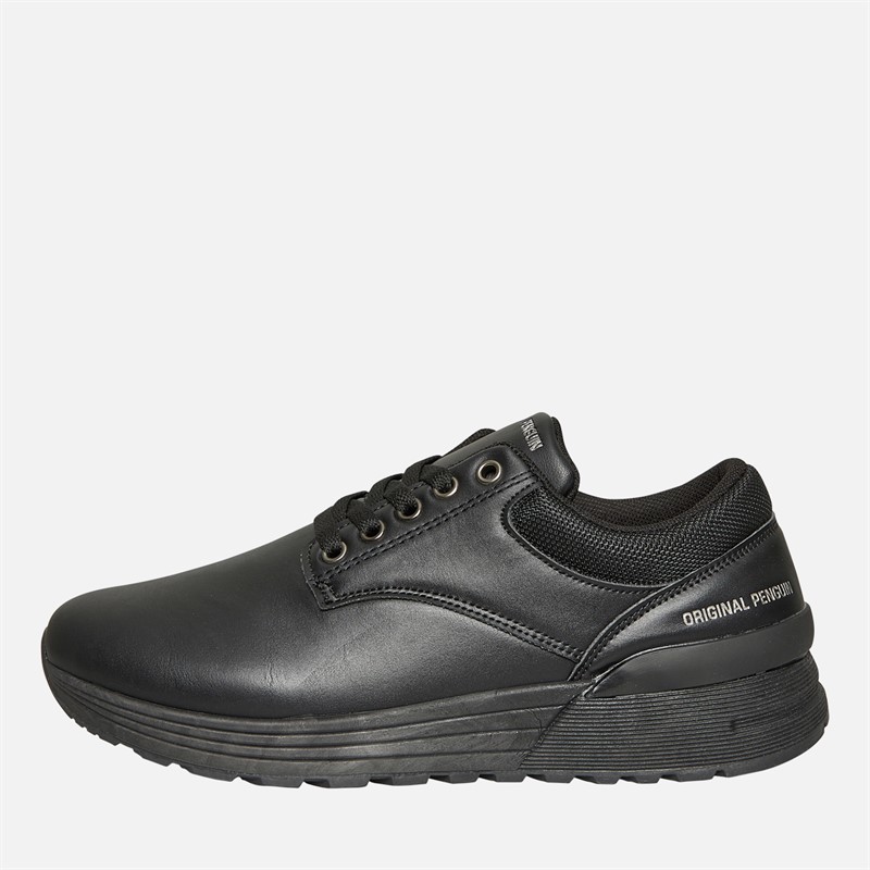 Original Penguin Mens Oak Trainers Black