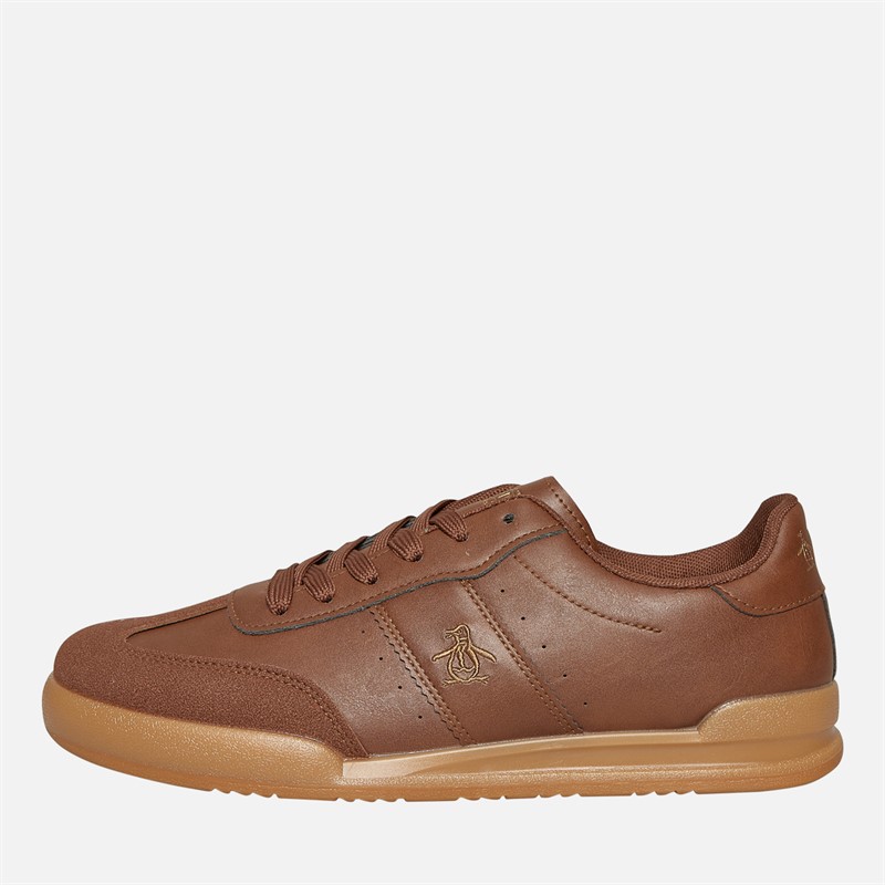 Original Penguin Mens Giovanni Trainers Tan