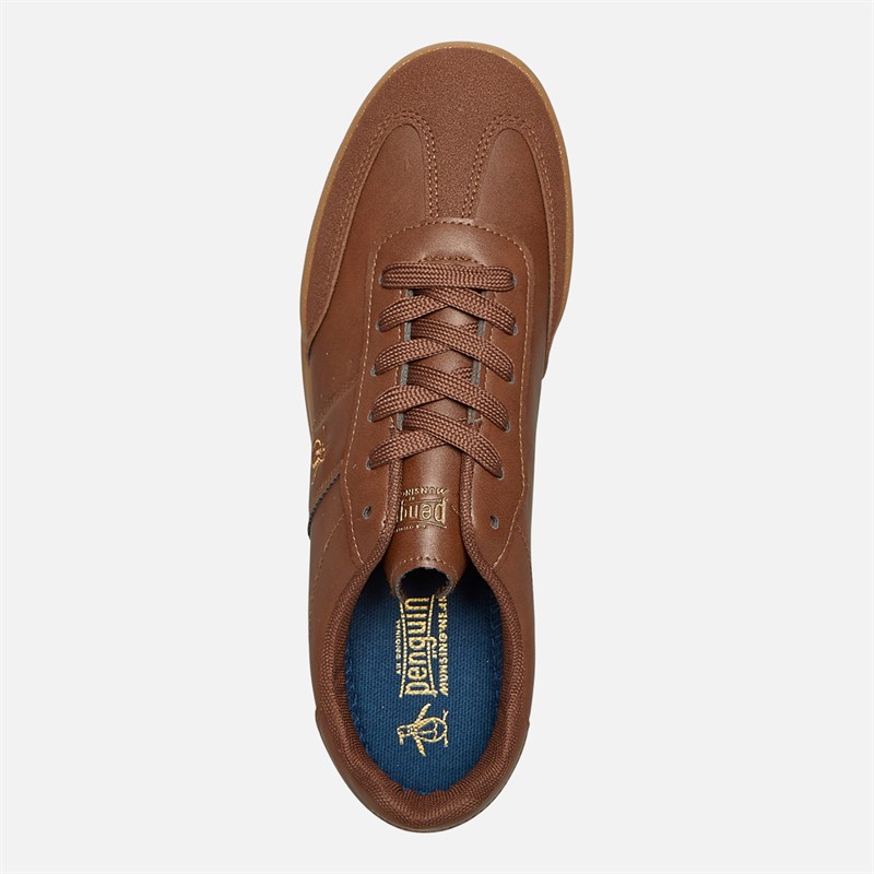 Original Penguin Mens Giovanni Trainers Tan