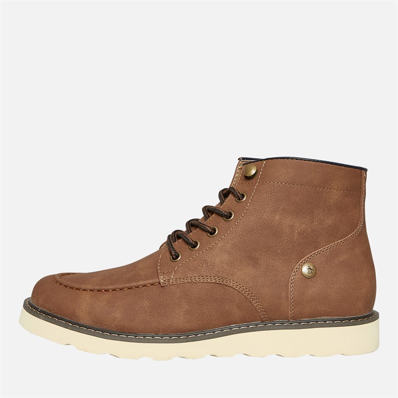 Original Penguin Mens Banish Boots Tan - Size 12