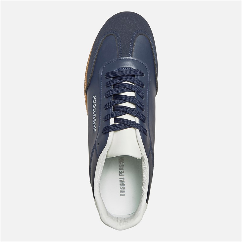 Original Penguin Mens Salsa Trainers Navy/Gum