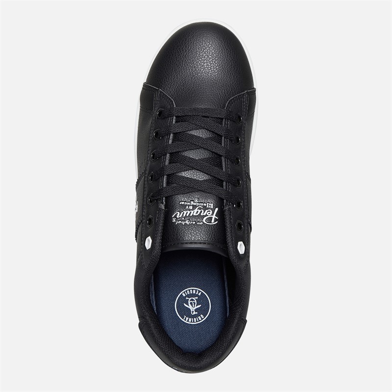 Original Penguin Mens Steadman Trainers Black/White