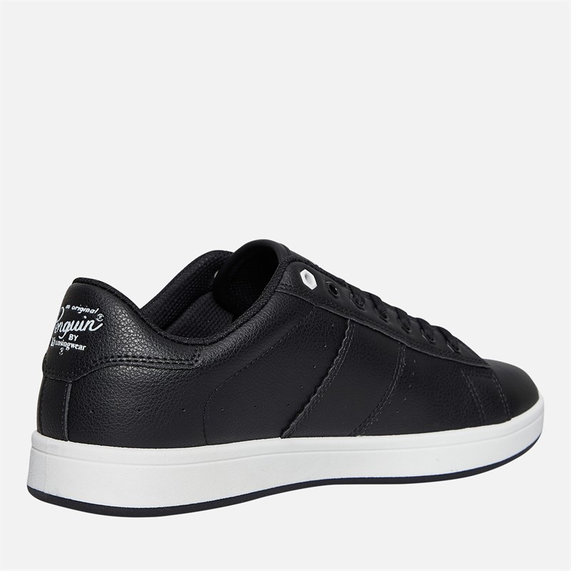 Original Penguin Mens Steadman Trainers Black/White