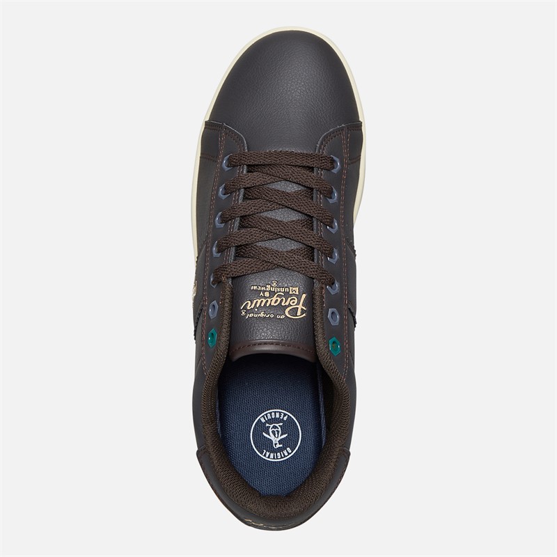 Original Penguin Mens Steadman Trainers Brown