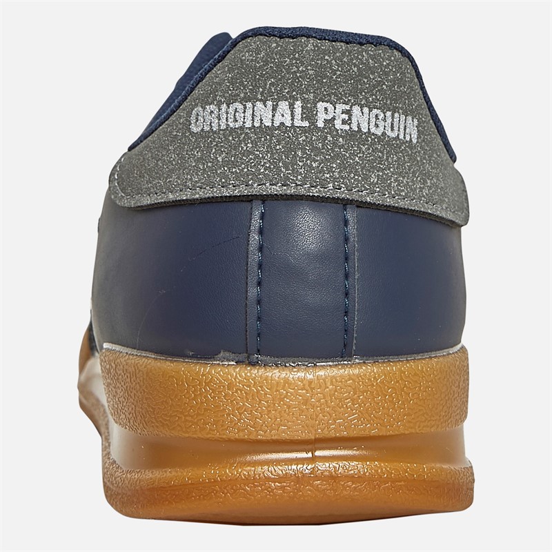 Original Penguin Mens Giovanni Trainers Charcoal/Navy