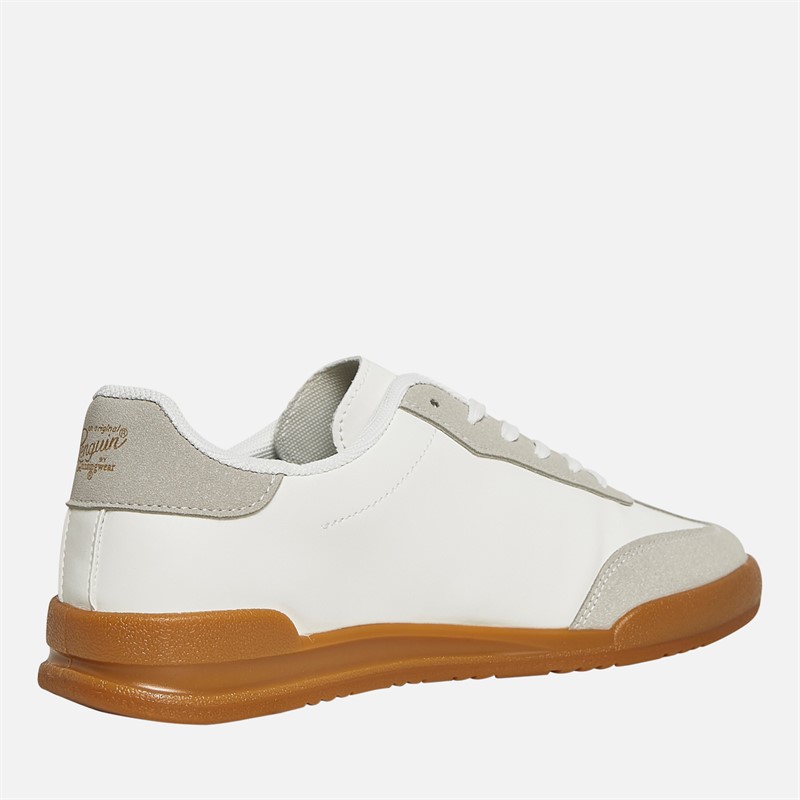 Original Penguin Mens Giovanni Trainers White/Grey