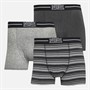 Original Penguin Mens Three Pack Boxers Mono/Stripe/Grey